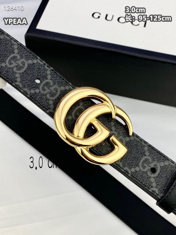 Gucci belt 30mmX95-125cm  8L (106)