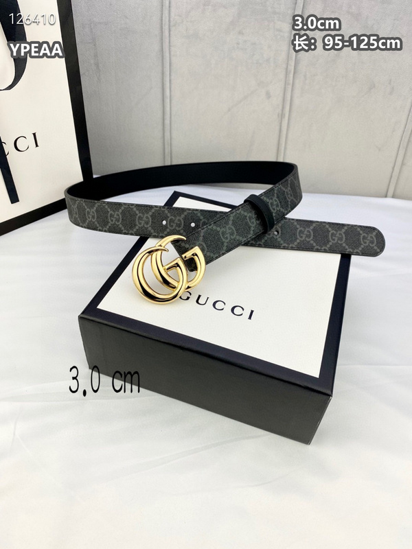 Gucci belt 30mmX95-125cm  8L (107)