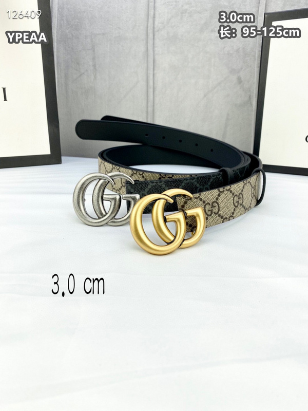 Gucci belt 30mmX95-125cm  8L (112)