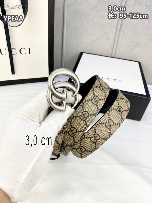 Gucci belt 30mmX95-125cm  8L (113)