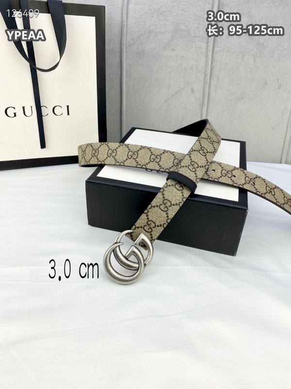Gucci belt 30mmX95-125cm  8L (114)