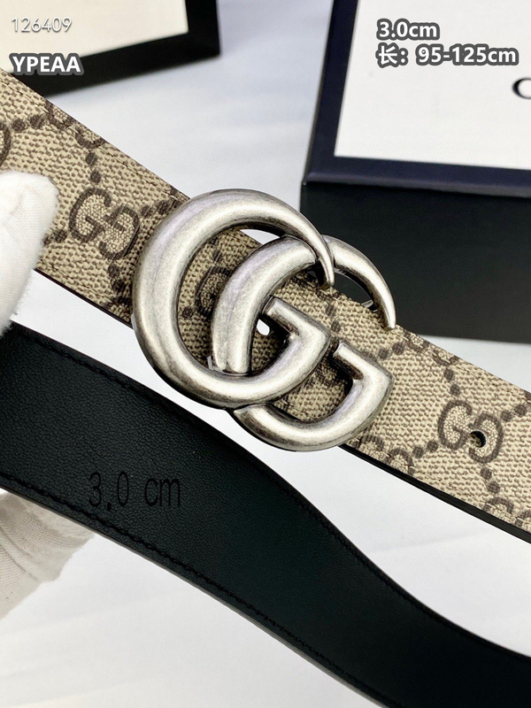 Gucci belt 30mmX95-125cm  8L (115)