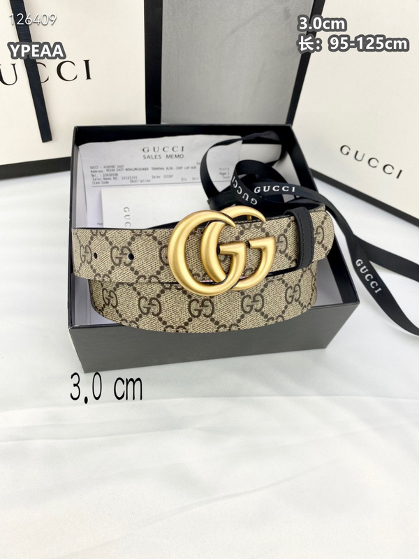 Gucci belt 30mmX95-125cm  8L (117)