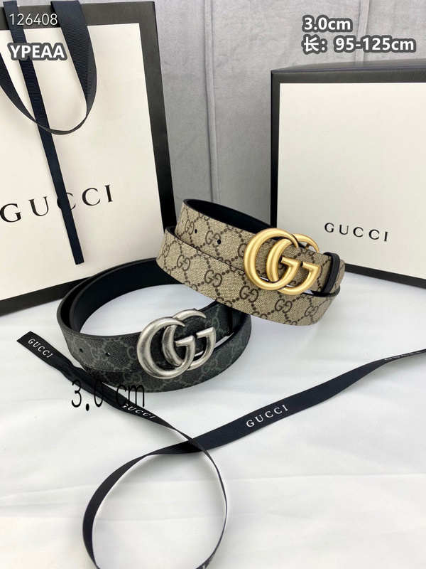 Gucci belt 30mmX95-125cm  8L (120)