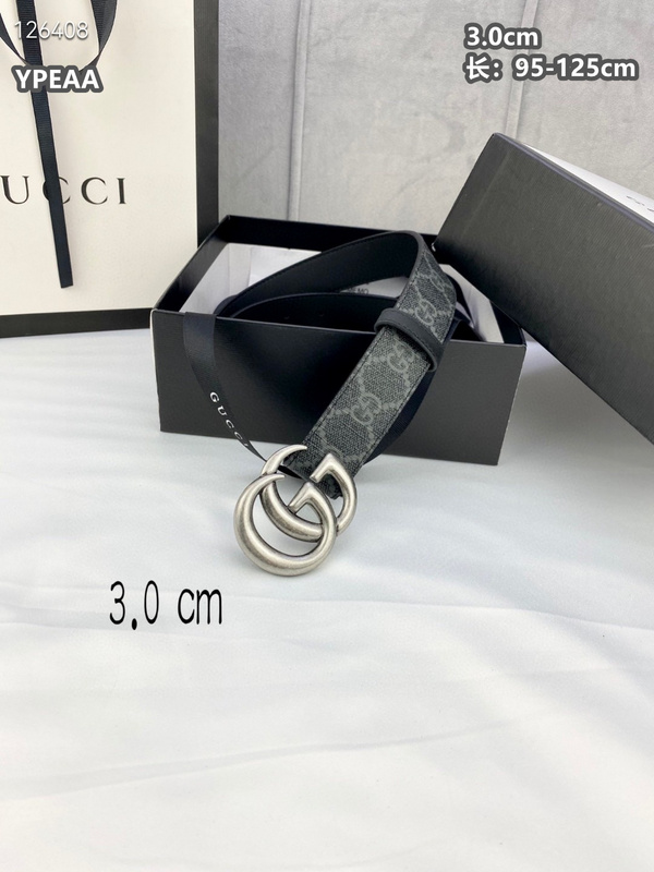 Gucci belt 30mmX95-125cm  8L (124)