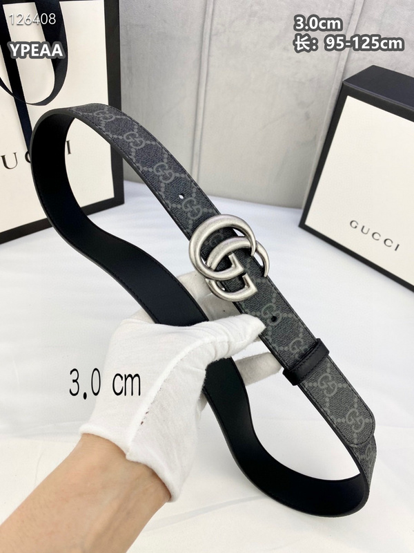 Gucci belt 30mmX95-125cm  8L (125)