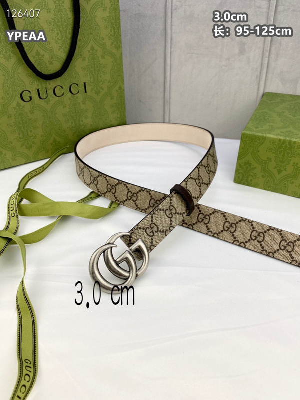 Gucci belt 30mmX95-125cm  8L (127)