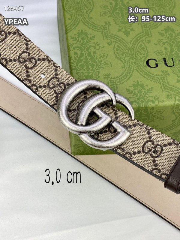 Gucci belt 30mmX95-125cm  8L (128)