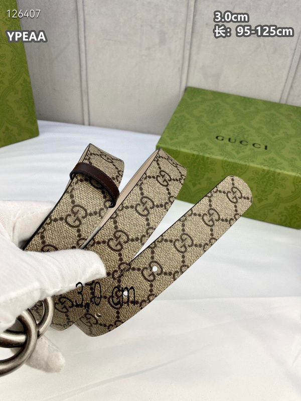 Gucci belt 30mmX95-125cm  8L (129)