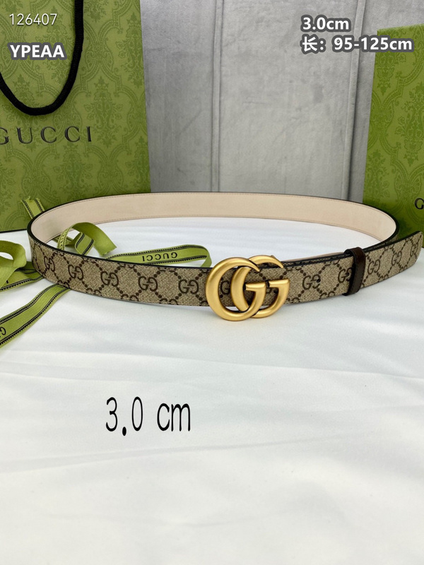 Gucci belt 30mmX95-125cm  8L (134)