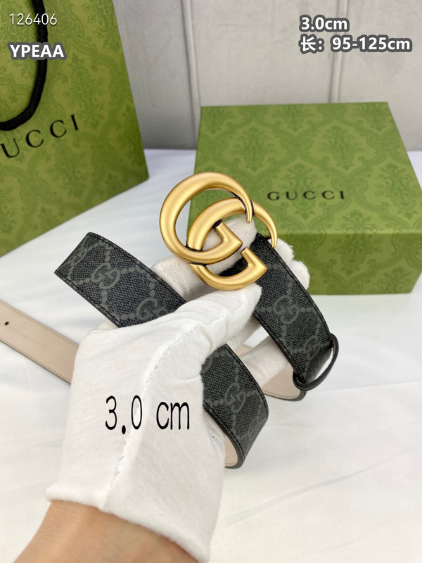 Gucci belt 30mmX95-125cm  8L (135)