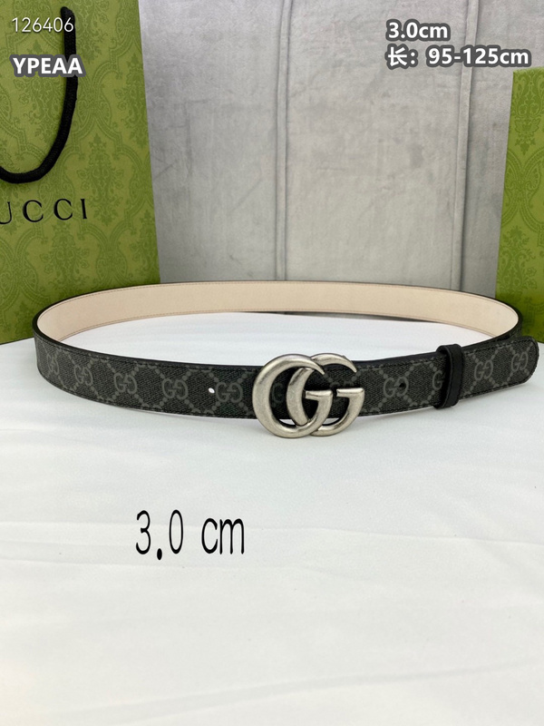 Gucci belt 30mmX95-125cm  8L (142)