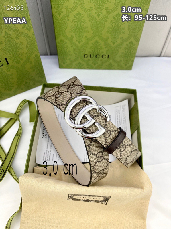 Gucci belt 30mmX95-125cm  8L (145)