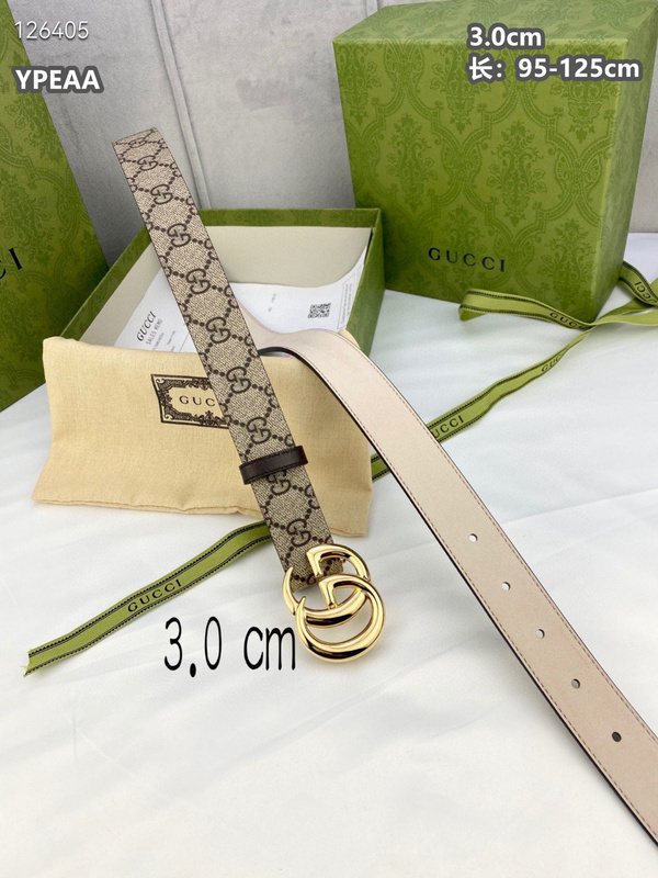 Gucci belt 30mmX95-125cm  8L (147)