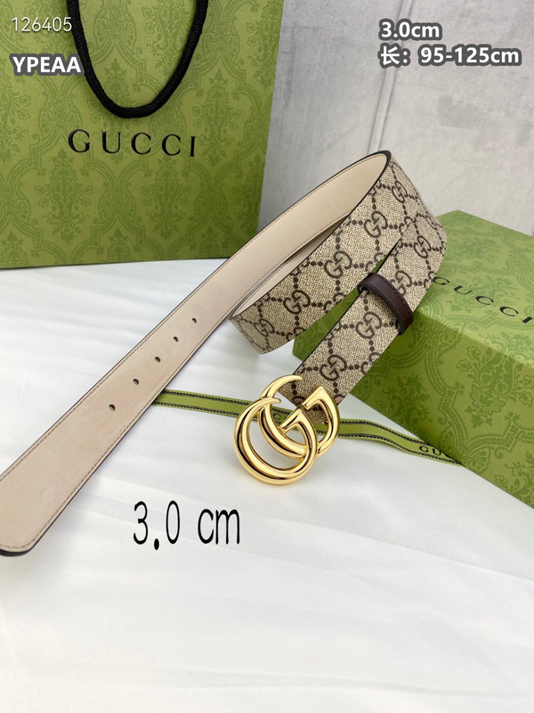 Gucci belt 30mmX95-125cm  8L (148)