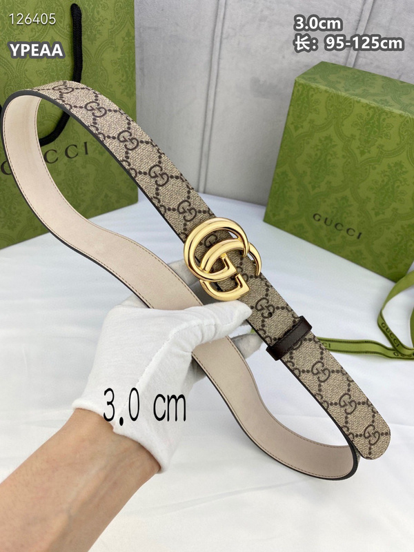 Gucci belt 30mmX95-125cm  8L (149)