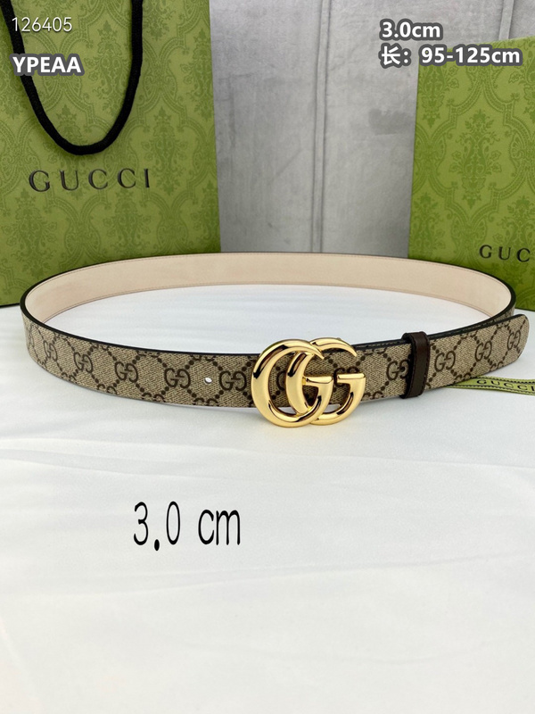 Gucci belt 30mmX95-125cm  8L (150)