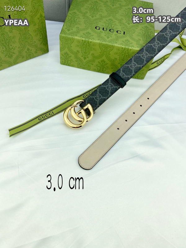Gucci belt 30mmX95-125cm  8L (151)