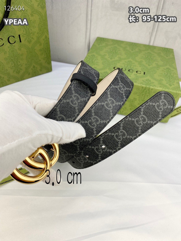 Gucci belt 30mmX95-125cm  8L (152)