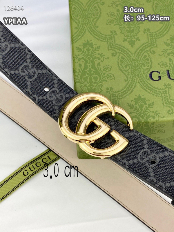 Gucci belt 30mmX95-125cm  8L (153)
