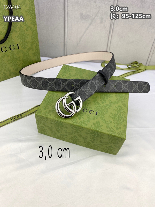 Gucci belt 30mmX95-125cm  8L (155)