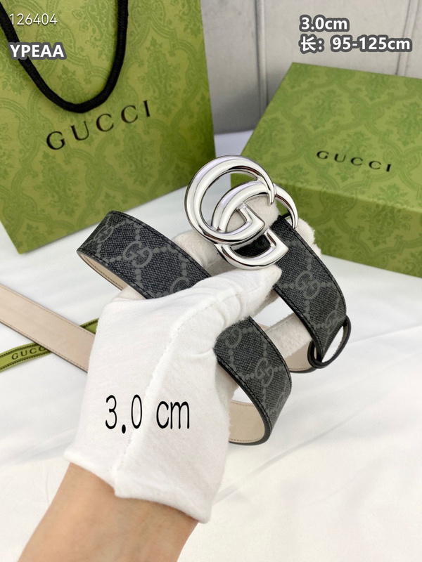 Gucci belt 30mmX95-125cm  8L (156)