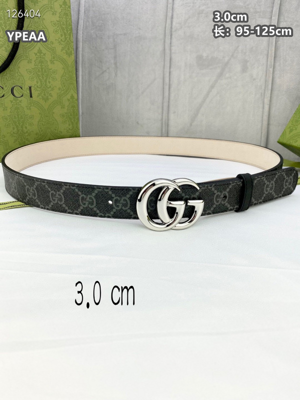 Gucci belt 30mmX95-125cm  8L (158)