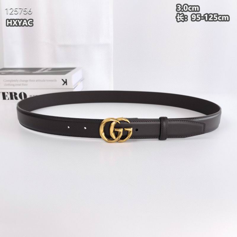 Gucci belt 30mmX95-125cm  8L (208)