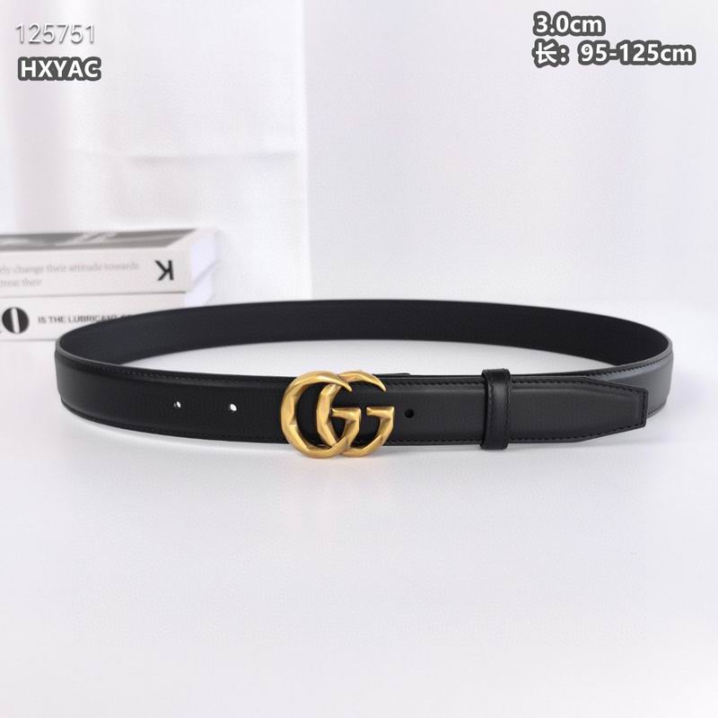 Gucci belt 30mmX95-125cm  8L (214)