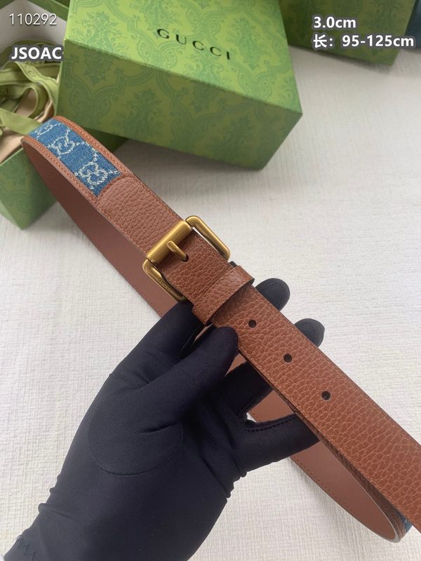 Gucci belt 30mmX95-125cm  8L (43)