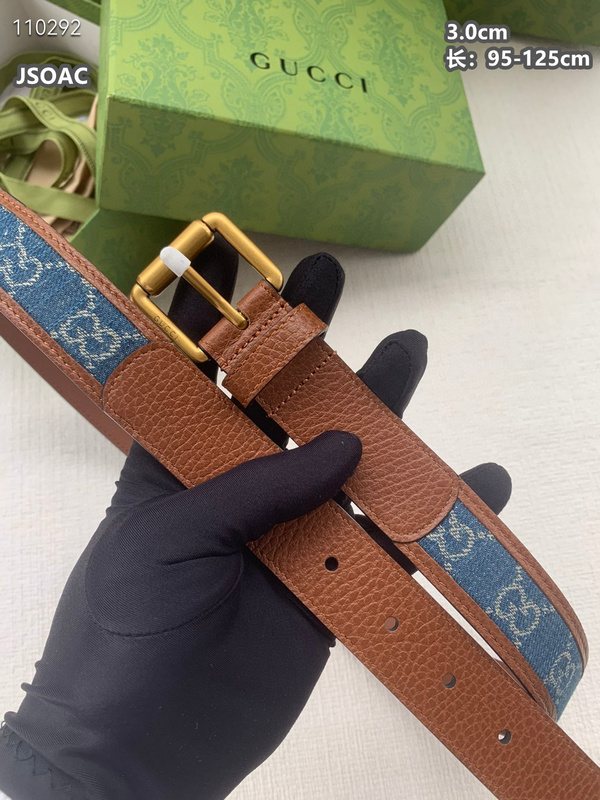 Gucci belt 30mmX95-125cm  8L (45)