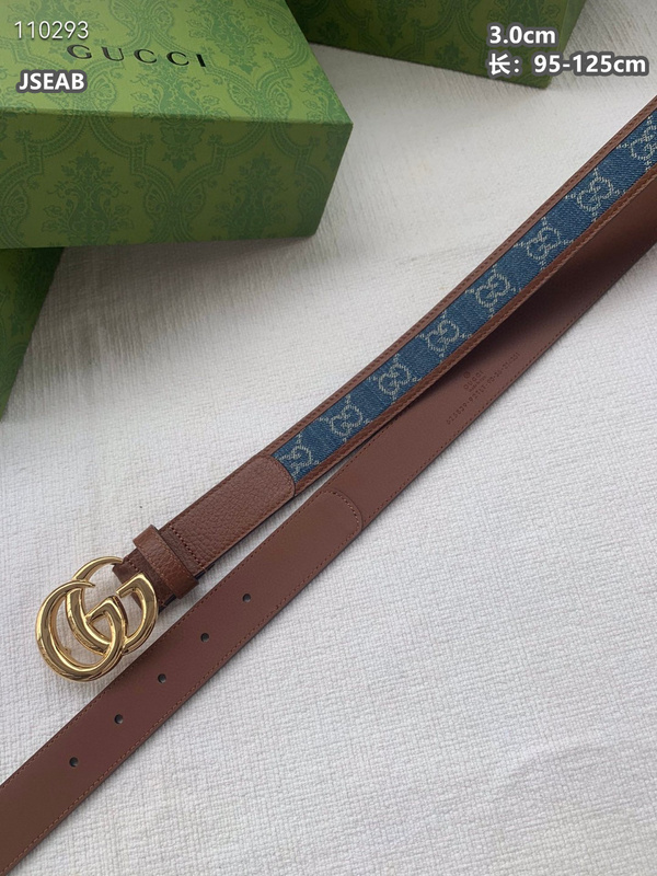 Gucci belt 30mmX95-125cm  8L (48)