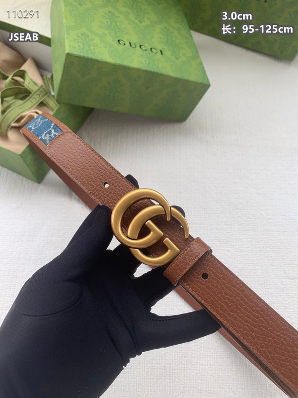 Gucci belt 30mmX95-125cm  8L (51)