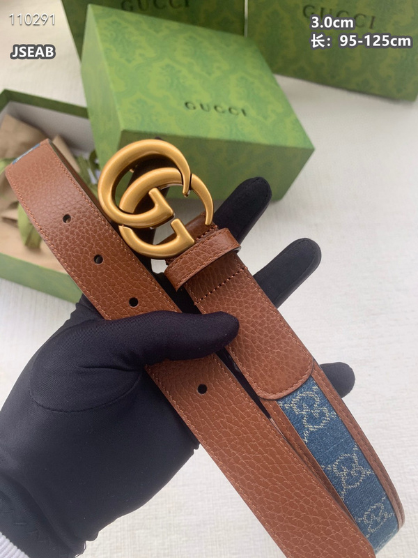 Gucci belt 30mmX95-125cm  8L (53)