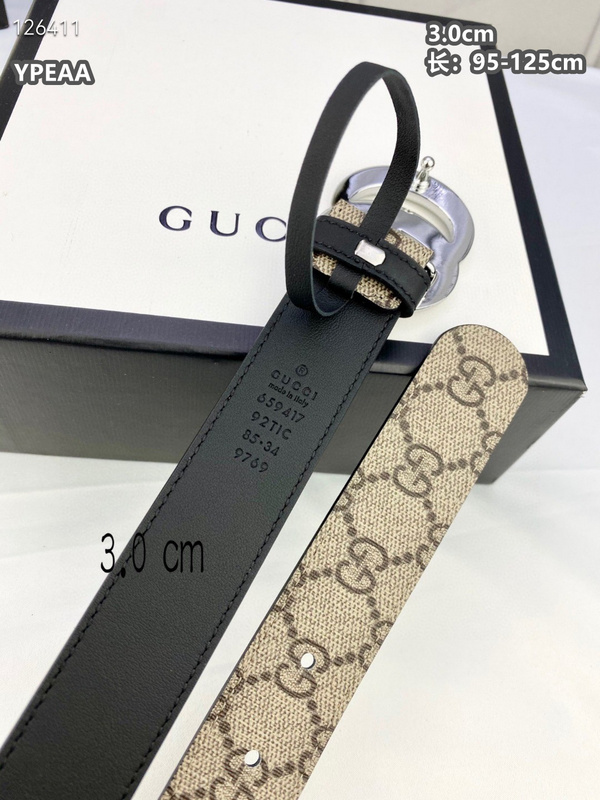 Gucci belt 30mmX95-125cm  8L (98)