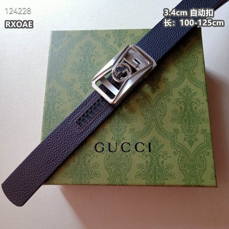 Gucci belt 34mmX100-125cm 8L (175)