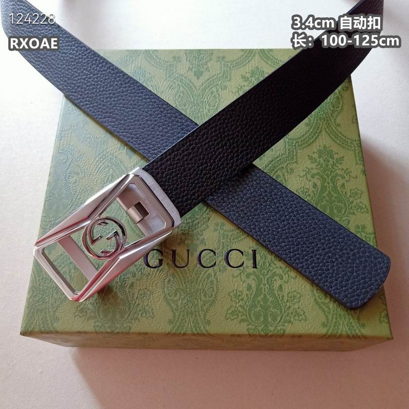 Gucci belt 34mmX100-125cm 8L (176)