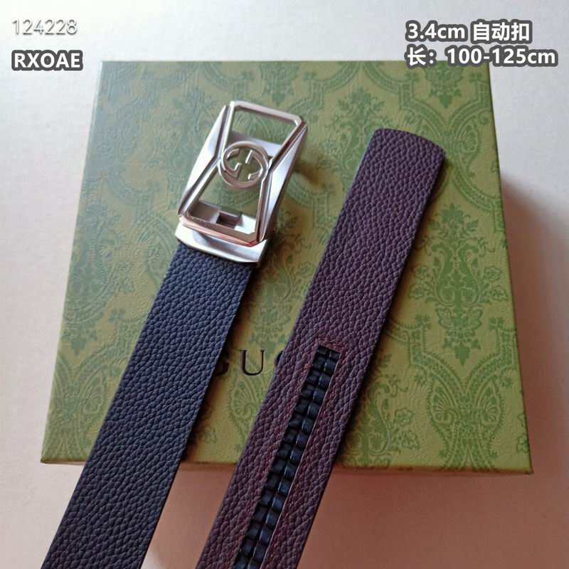 Gucci belt 34mmX100-125cm 8L (177)