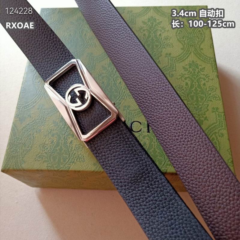Gucci belt 34mmX100-125cm 8L (178)