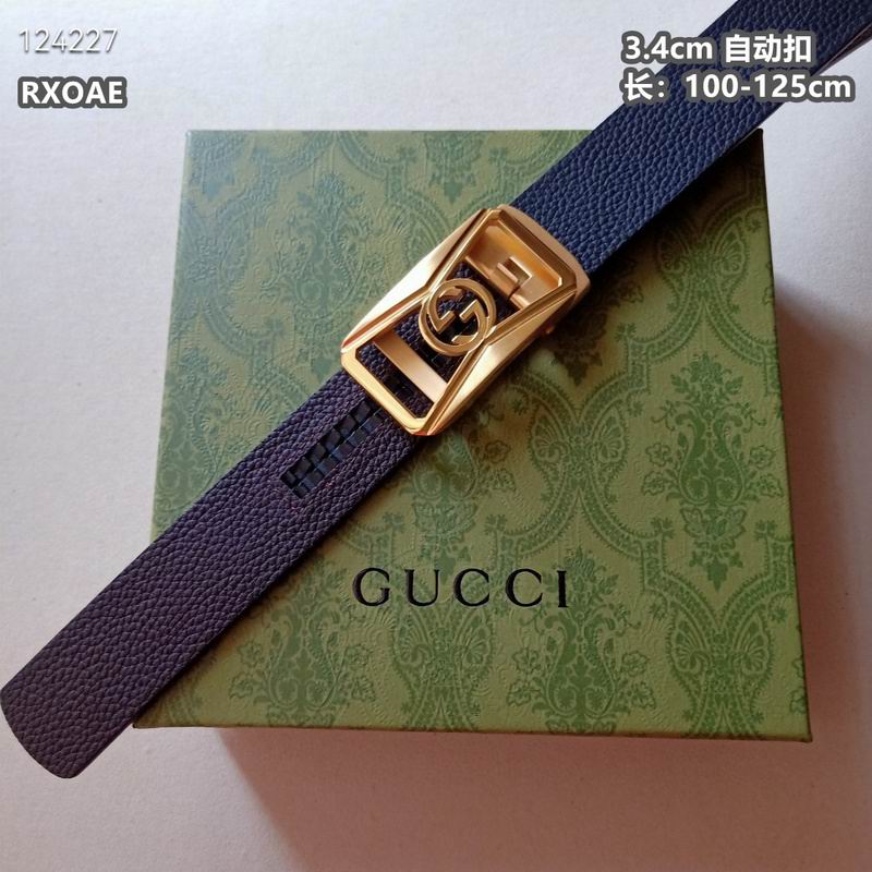 Gucci belt 34mmX100-125cm 8L (180)