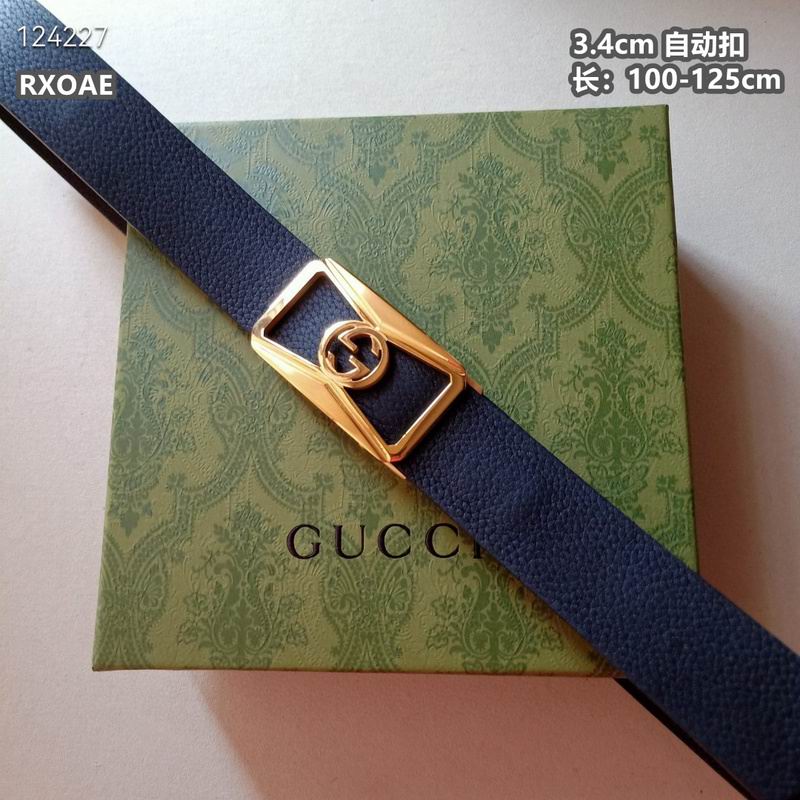 Gucci belt 34mmX100-125cm 8L (183)