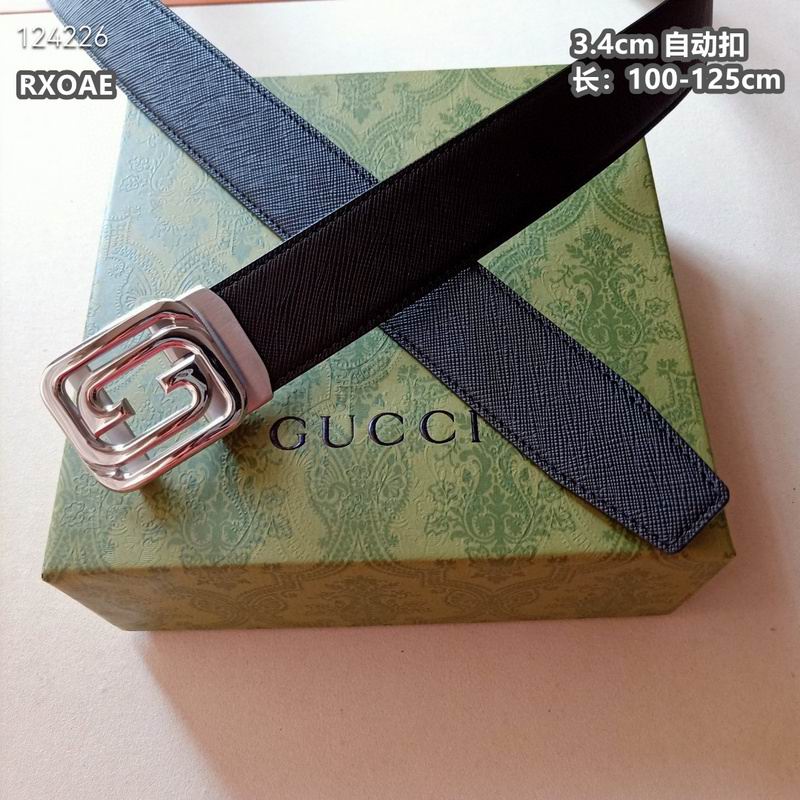 Gucci belt 34mmX100-125cm 8L (184)