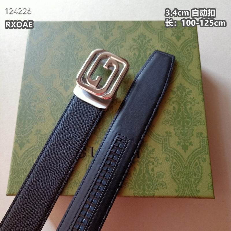 Gucci belt 34mmX100-125cm 8L (185)