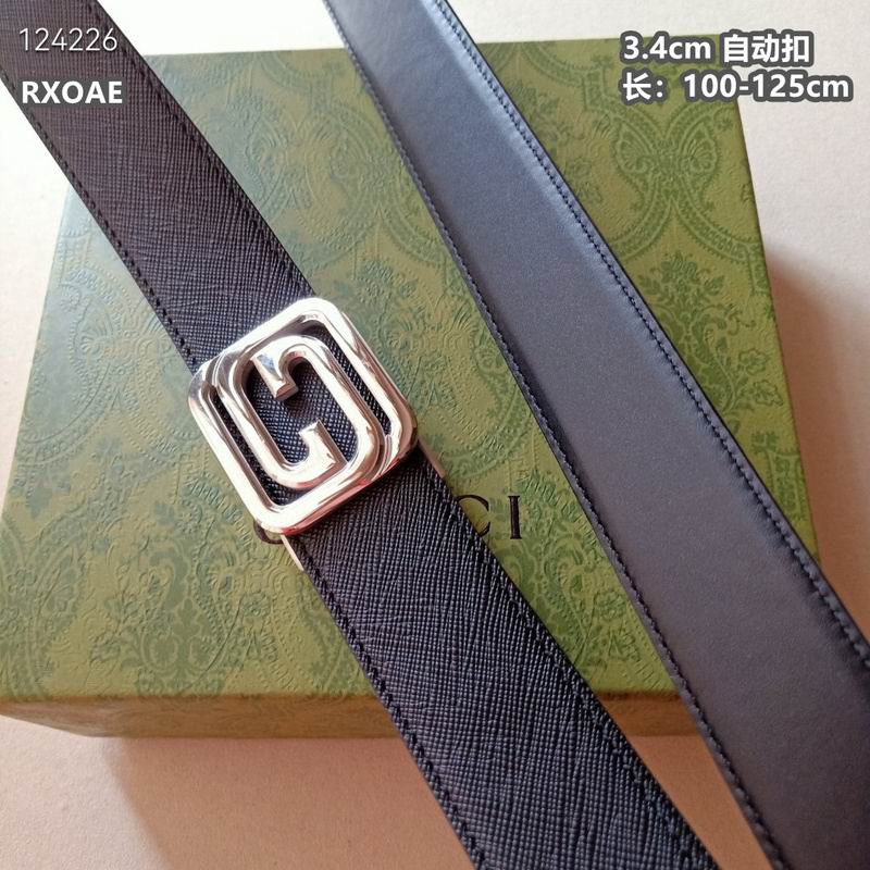 Gucci belt 34mmX100-125cm 8L (186)