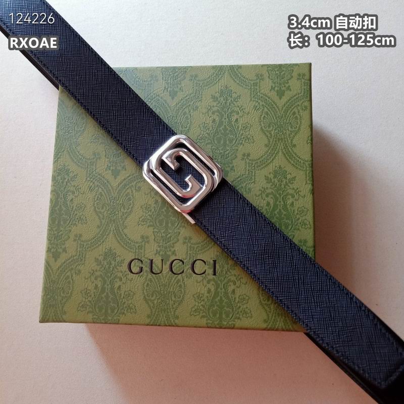 Gucci belt 34mmX100-125cm 8L (187)