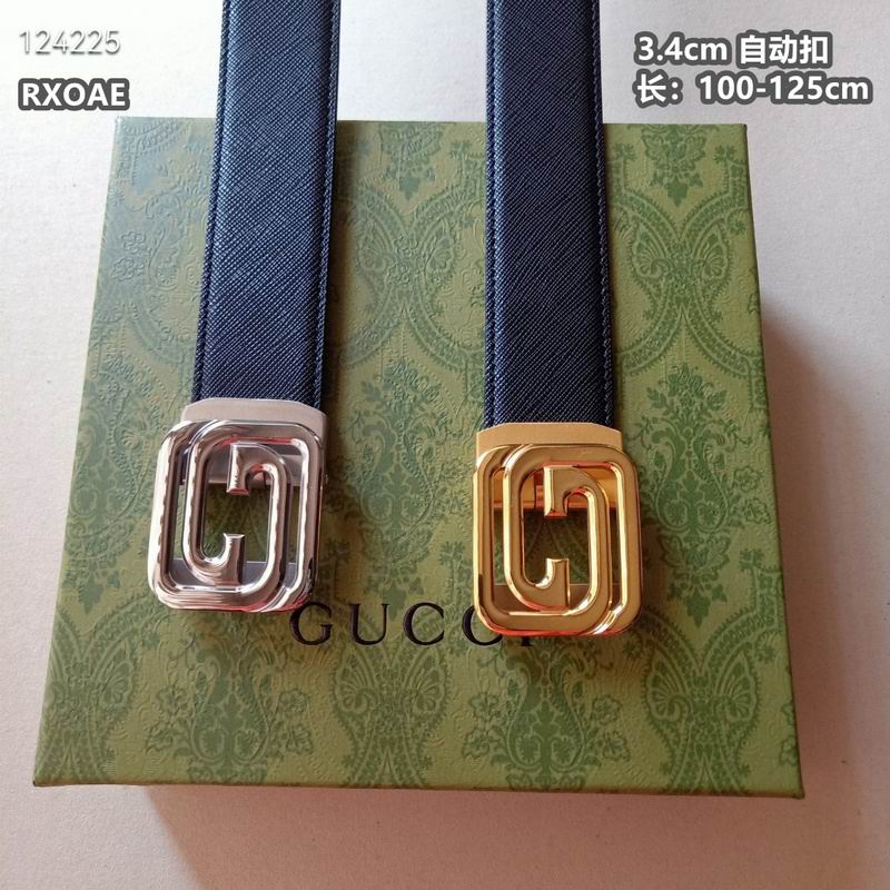 Gucci belt 34mmX100-125cm 8L (188)