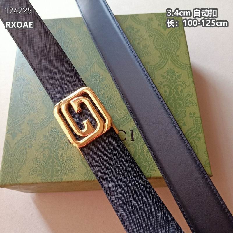 Gucci belt 34mmX100-125cm 8L (191)