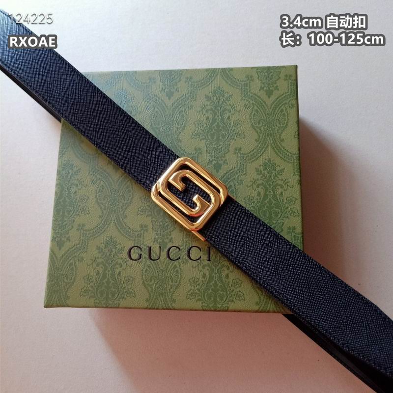 Gucci belt 34mmX100-125cm 8L (192)