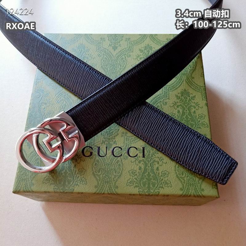 Gucci belt 34mmX100-125cm 8L (194)