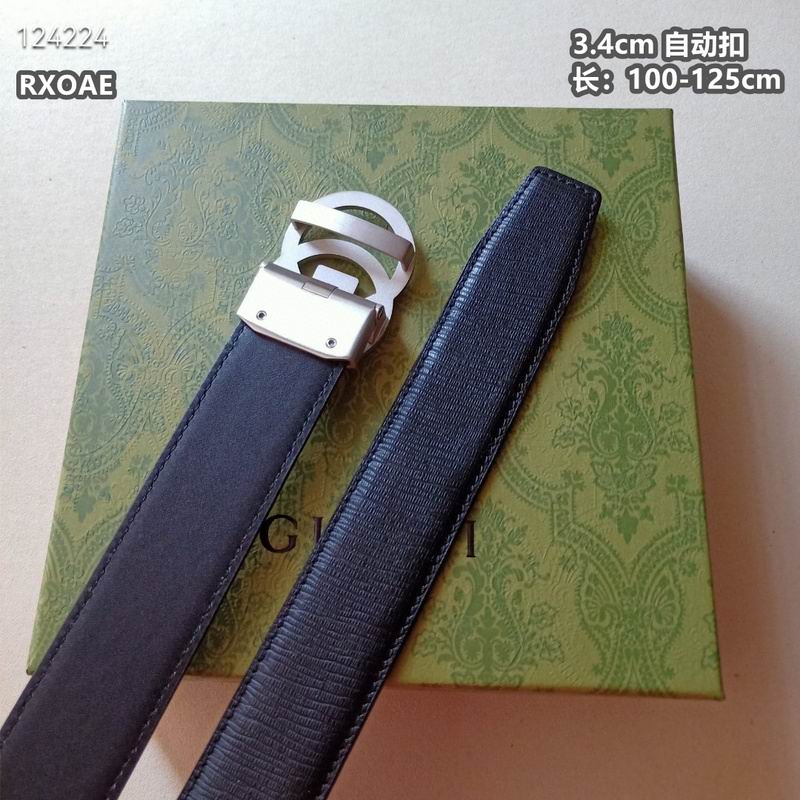 Gucci belt 34mmX100-125cm 8L (195)